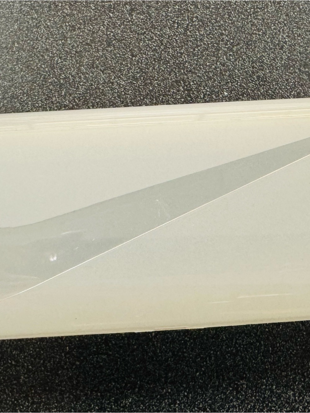 Nike Clear Plastic Eyeglass & Sunglass Case.